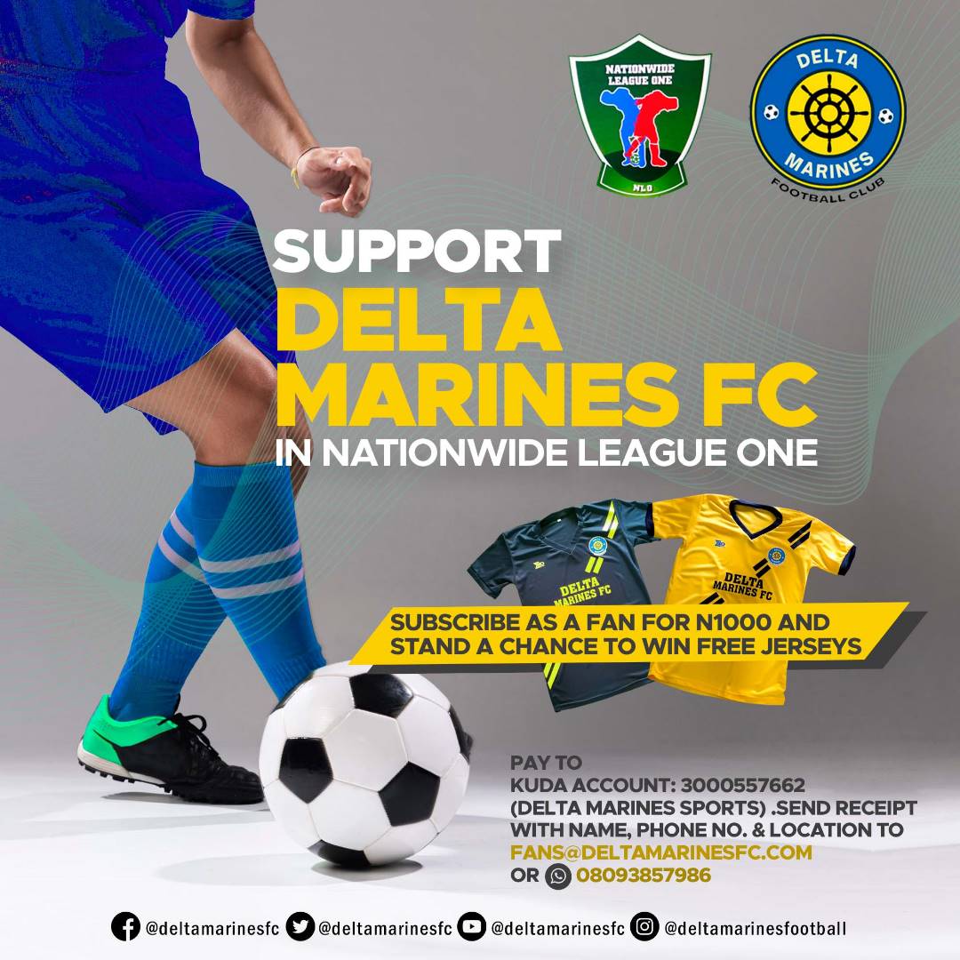 You are currently viewing Delta Marines FC Launches Fan Club Subscription